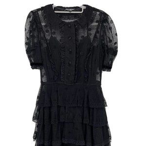 Betsey Johnson Dress Black Lace